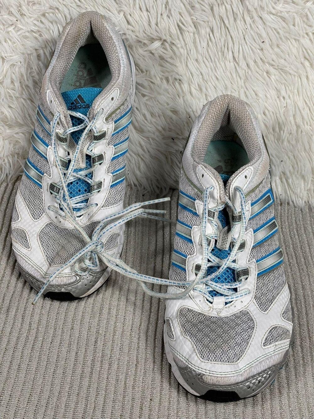 Adidas Running Shoes Womens Size 10 White Blue ForMotion Torsion Mesh Sneakers
